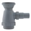 Ambassador Marine - 2 inch Drain, Trap Sink Drain, 1-1/4 inch & 1-1/2 inch Hose Barb, w/Chain Stopper - Ultra-Mirror Finish - S00-0109-UP-W view 2