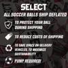 Select Numero 10 Match Turf Soccer Ball, Yellow V23, Size 4 view 3