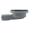Ambassador Marine - 1-1/2 inch Drain, 95 Degree Drain, Low Profile, 1 inch Hose Barb, w/Chain Stopper - Ultra-Mirror Finish - S01-0101-UP-W view 2