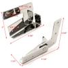 Boat Folding Seat Hinge 207205 | Stainless Steel (Set of 2) view 4