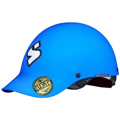 Sweet Protection Strutter Kayak Helmet - Low Volume Carbon Reinforced Paddling Watersport Helmet, with Occigrip and EVA Liner, Neon Blue, M/L