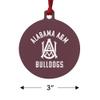 GRAPHICS & MORE Alabama A&M University Bulldogs Logo Aluminum Holiday Christmas Tree Ornament - 3.0" (7.6 cm) x 3.37" (8.6 cm) view 3