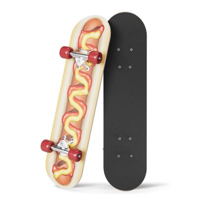 24 inch Rude Boyz Mini Cruiser Skateboard - Aluminium Trucks - Kids Skateboard Ages 5-8 Beginner - Skateboards for Kids