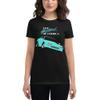1991 Camaro Heartbeat of America Retro Miami Nights Car Club Chillwave Custom Women's Short Sleeve t-Shirt Black view 1