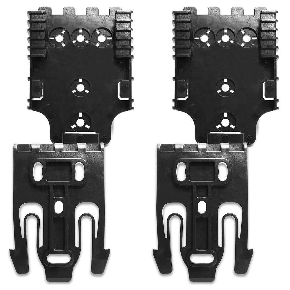 Holstopia Quick Locking System QLS 19 Duty Holster Locking Fork & QLS 22 Adapter Base,2-Pack