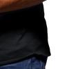 Maiyifu-GJ Men's Muscle V Neck Gym Workout T Shirt Arm Stitching Zipper Pocket Tee Top Fashion Casual Slim Fit Short Sleeve (Black,US SIZE 4XL Asia 5XL) view 4