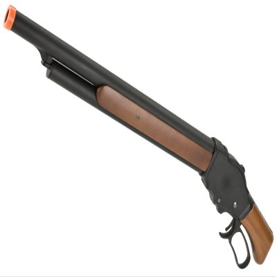 Evike Airsoft - 6mmProShop M1887 Action Movie Inspired Lever Action Gas Airsoft Shotgun (Model: Standard)