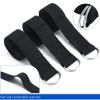 6 Pcs Yoga Strap for Stretching 8 Ft Yoga Exercise Adjustable Straps Bands with Safe Adjustable D Ring Buckle for Pilates Gym Workouts Fitness Improves Sitting Posture(Black) view 3