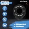 EVERYMATE Black Change Weight Plates 1.25LB Set Fractional Plate Olympic Bumper Plates for Cross Training Bumper Weight Plates Steel Insert Strength Training Weight Plates view 4