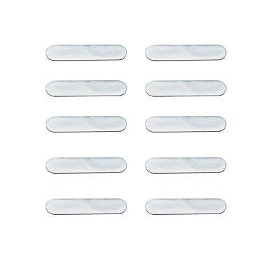 10 PCS Golf Weighted Lead Golf Weighted Strips for Adding Swing Weight, Golf Weighted Lead Pieces for Club Woods Irons Putter Heads and Tennis Rackets, Golf Adhesive Lead Tape Strips to Adjust Weight