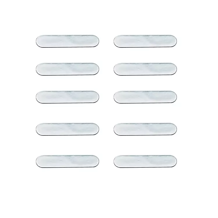 10 PCS Golf Weighted Lead Golf Weighted Strips for Adding Swing Weight, Golf Weighted Lead Pieces for Club Woods Irons Putter Heads and Tennis Rackets, Golf Adhesive Lead Tape Strips to Adjust Weight