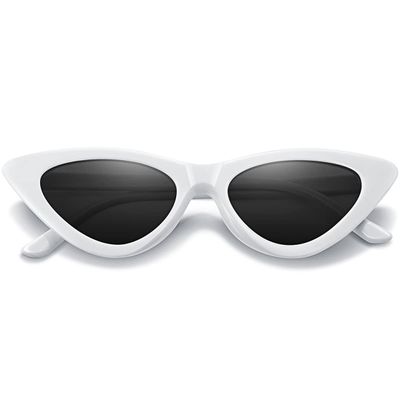 GFUIARA Vintage Cat Eye Sunglasses for Women Classic Retro Narrow Cateye Shades UV400 Protection Sun Glasses Sunnies