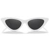 GFUIARA Vintage Cat Eye Sunglasses for Women Classic Retro Narrow Cateye Shades UV400 Protection Sun Glasses Sunnies view 2