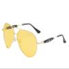 WIRUN Night Driving Glasses Men Women - Anti-Glare Polarized UV400 Yellow Safety Night Vision Glasses for Driving Fishing (Golden) view 1