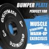 EVERYMATE Black Change Weight Plates 5LB Set Fractional Plate Olympic Bumper Plates for Cross Training Bumper Weight Plates view 3