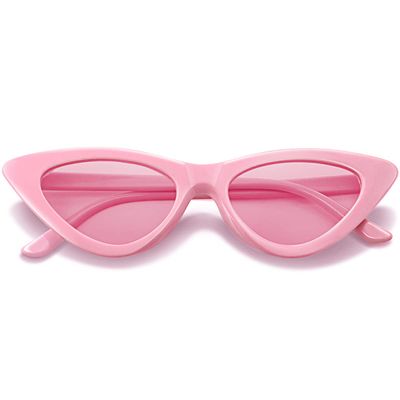 GFUIARA Vintage Cat Eye Sunglasses for Women Classic Retro Narrow Cateye Shades UV400 Protection Sun Glasses Sunnies