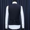 Men's Vest Solid Color V Neck Sleeveless Button Suit Vest Plus Size Vest view 4