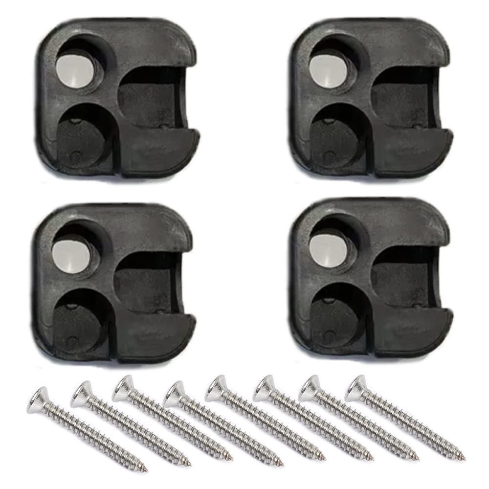 UtySty 4 Pack Camping Stool Feet Replacement Camping Chair Foot Plastic Joint Bracket Parts for 9/16 Inch Tubing Portable Folding Stool Collapsible Oversized Camping Folding Chair Table Loveseat