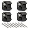 UtySty 4 Pack Camping Stool Feet Replacement Camping Chair Foot Plastic Joint Bracket Parts for 9/16 Inch Tubing Portable Folding Stool Collapsible Oversized Camping Folding Chair Table Loveseat view 1
