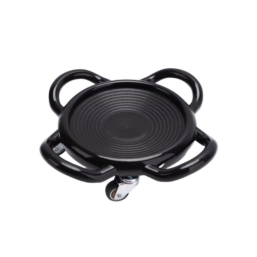 clinmday Abdominal Fitness Disc,Waist Twisting Disc with Flexibility Strong Load Bearing Low-Noise ABS Abdominal Exercise Wheel,for Slimming and Strengthening Exercise Equipment Black