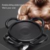 clinmday Abdominal Fitness Disc,Waist Twisting Disc with Flexibility Strong Load Bearing Low-Noise ABS Abdominal Exercise Wheel,for Slimming and Strengthening Exercise Equipment Black view 3