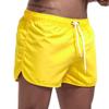 Mens Swimming Trunks 5 Inch Inseam No Mesh Liner Quick Dry Swim Shorts Summer Beach Swim Trunks Surfing Sport Bathing Suit A-Yellow view 1