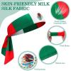 12 Pcs Mexico Country Flag Headbands Mexican Bandana with National Flag Headband Sweatbands for Men Women Sports(Lace up) view 3