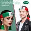 12 Pcs Mexico Country Flag Headbands Mexican Bandana with National Flag Headband Sweatbands for Men Women Sports(Lace up) view 4