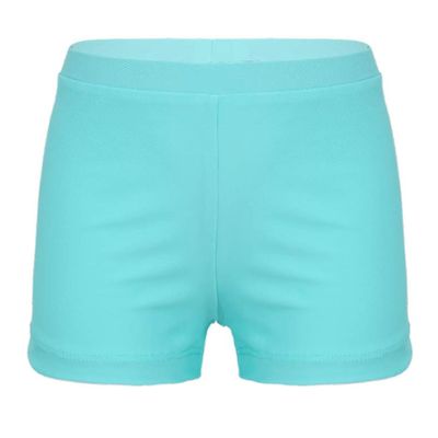 HULIJA Child Girls One Piece Rash Guard Swimwear Elastic Waistband Sweatpants for Summer Holiday Seaside Light Green 6 Years