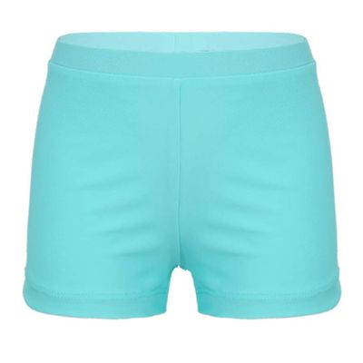 Hansber Kids Girls Swimming Bottom Shorts Quickly-Drying Tankini Bathing Trunks for Bath Swimming Class Light Green 6 Years