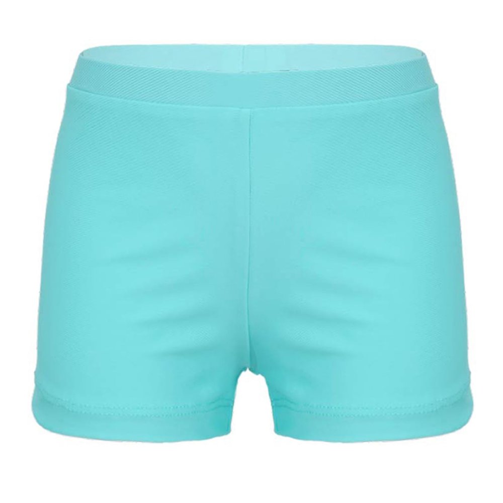 Hansber Kids Girls Swimming Bottom Shorts Quickly-Drying Tankini Bathing Trunks for Bath Swimming Class Light Green 6 Years