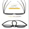 WIRUN Night Vision Glasses for Driving - Anti Glare Polarized UV400 Sunglasses Safety Eyewear for Men Women Cycling Fishing (Leopard) view 3