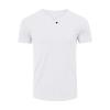 Men's Basic Tailored Fit Short Sleeve Fashion Casual Front Placket Tee Cotton Notch Neck T Shirt (White,US SIZE S Asia M) view 1