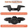 Atader Line Cleat for Kayak Track Mount 2 Pcs, Kayak Anchor Cleat & Track Mount Line Cleat, Line Cleat for Rail Mount Kayak Accessories, Black view 3