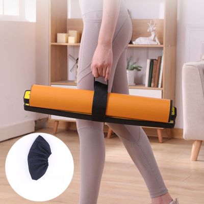 IMPREC Slide Board, with End Stops Exercise Equipment Slide Board for Speed Balance Training,Sliding Mat Hockey Skiing Ice Skating at Home (Color : Orange, Size : 1.4m)