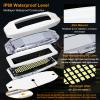 UCINNOVATE 2X 6.9 Marine LED Boat Light, 3000LM 84LEDs Waterproof Transom Lights, Underwater Light for Yachts, Boats, Sailboat, Pontoon, Transom, Boat Deck Light Stern Lights (White, 12-36V, IP68) view 2