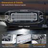 UCINNOVATE 2X 6.9 Marine LED Boat Light, 3000LM 84LEDs Waterproof Transom Lights, Underwater Light for Yachts, Boats, Sailboat, Pontoon, Transom, Boat Deck Light Stern Lights (White, 12-36V, IP68) view 3