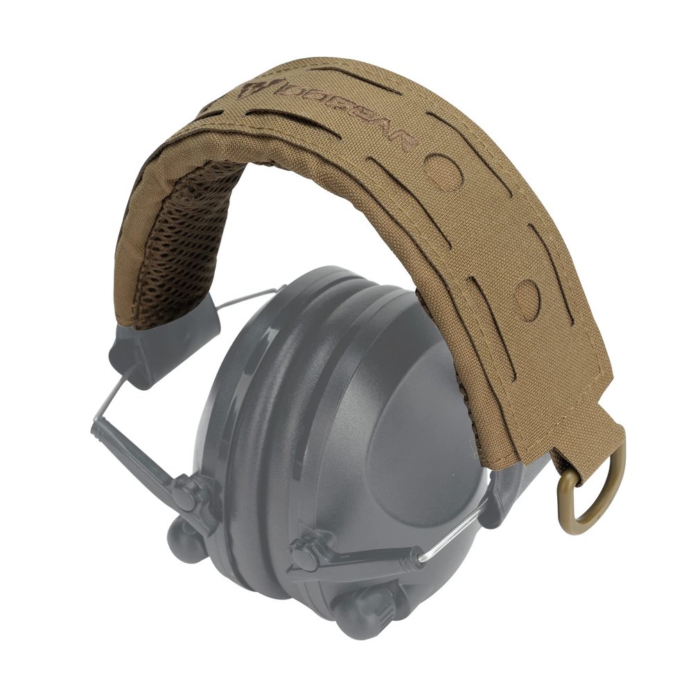 IDOGEAR Tactical Headset Cover Hunting Advanced Earmuff Headband Protection Cover Modular for All General Earmuffs (Coyote Brown)