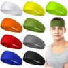 Sweatbands Sweat-Absorbing Headbands for Men - Camo Wide Headbands for Workout, Sports, Basketball, Football, Cycling, Running, Yoga, 4.7 x 9.8 Inch (Bright Style) view 1