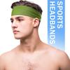 Sweatbands Sweat-Absorbing Headbands for Men - Camo Wide Headbands for Workout, Sports, Basketball, Football, Cycling, Running, Yoga, 4.7 x 9.8 Inch (Bright Style) view 4