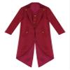 Choomomo Kids Boys Girls Medieval Steampunk Tuxedo Halloween Vampire Tailcoat Jacket Victorian Frock Coat Red 8 Years view 3