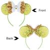YUNISS Sequin Princess Headbands, Butterfly Ear Accessories for Women's Party Dress Decorations (TG-Butterfly) view 3