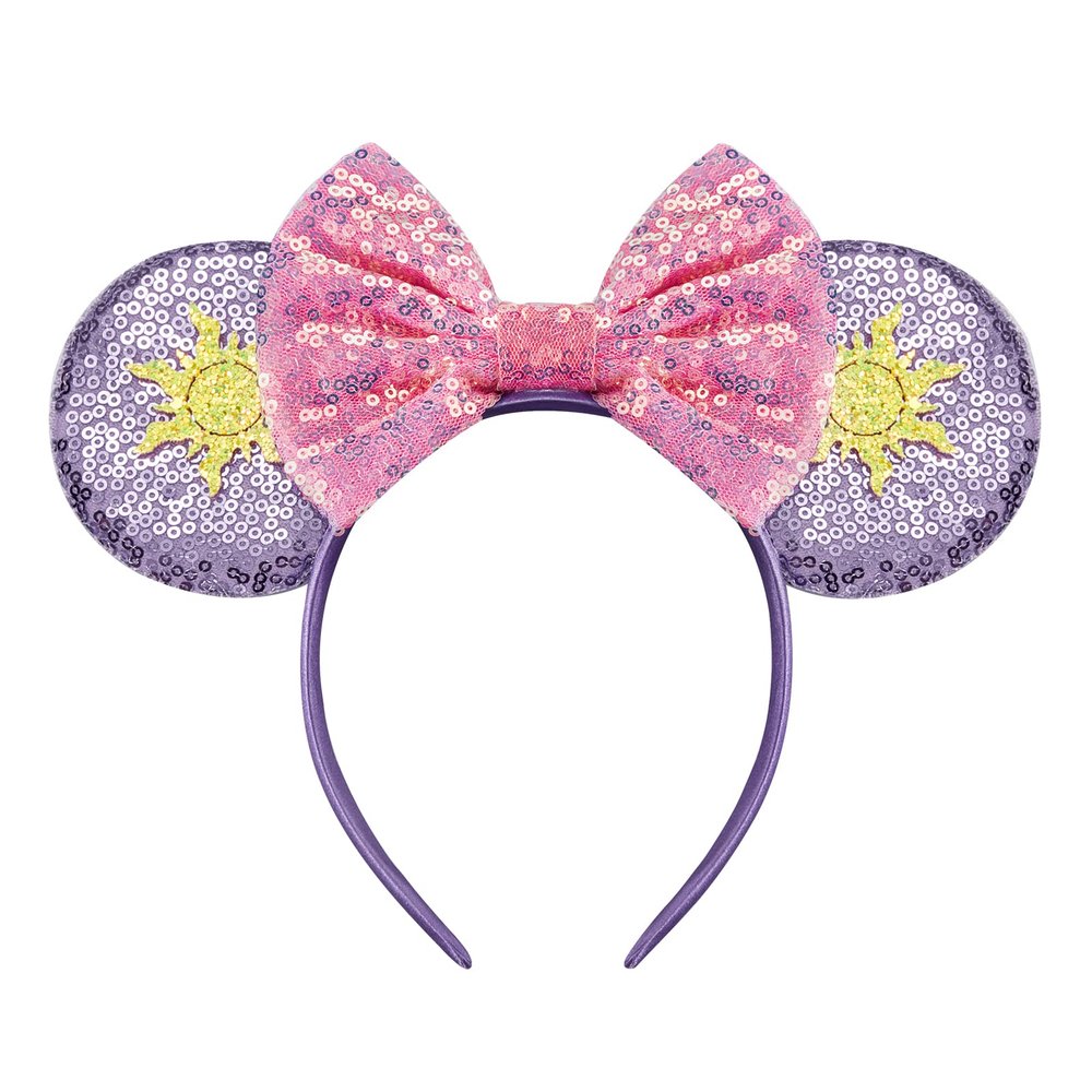 YUNISS Mouse Ears Headbands,Sequin Mouse Ears for Women Girls Princess Dress Accessories Decorations Party (TG-TY)
