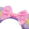 YUNISS Mouse Ears Headbands,Sequin Mouse Ears for Women Girls Princess Dress Accessories Decorations Party (TG-TY) view 3