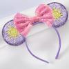YUNISS Mouse Ears Headbands,Sequin Mouse Ears for Women Girls Princess Dress Accessories Decorations Party (TG-TY) view 4