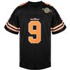 Bobby Boucher #9 The Waterboy Adam Sandler Movie Mud Dogs Bourbon Bowl Football Jersey (Black, 3X-Large) view 1