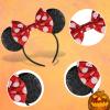 YUNISS Mouse Ears Headbands,Sequin Mouse Ears for Women Girls Princess Dress Accessories Decorations Party (TG-HEBD) view 4