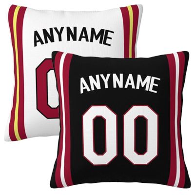 Slaccvd Custom City Throw Basketball Pillow Cases(2Packs) Personalized Design Any Name and Number 18"X18" Basketball Fans Gift