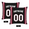 Slaccvd Custom City Throw Basketball Pillow Cases(2Packs) Personalized Design Any Name and Number 18"X18" Basketball Fans Gift view 2