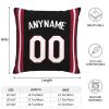 Slaccvd Custom City Throw Basketball Pillow Cases(2Packs) Personalized Design Any Name and Number 18"X18" Basketball Fans Gift view 3